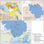 Carte. Ukraine. Le temps des empires