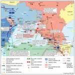 Carte. Les tensions en mer Noire et au Caucase du Sud 